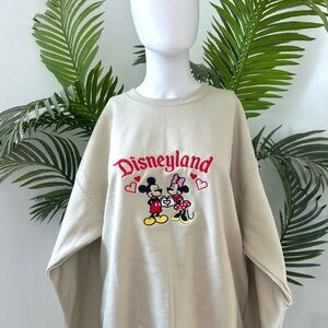 Valentine Disney adult beige Sweatshirt